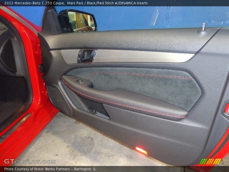 Mars Red / Black/Red Stitch w/DINAMICA Inserts 2013 Mercedes-Benz C 250 Coupe