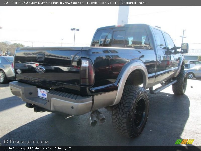Tuxedo Black Metallic / Chaparral Leather 2011 Ford F250 Super Duty King Ranch Crew Cab 4x4