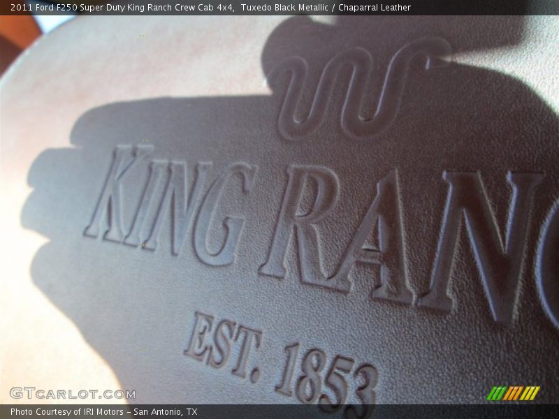 Tuxedo Black Metallic / Chaparral Leather 2011 Ford F250 Super Duty King Ranch Crew Cab 4x4