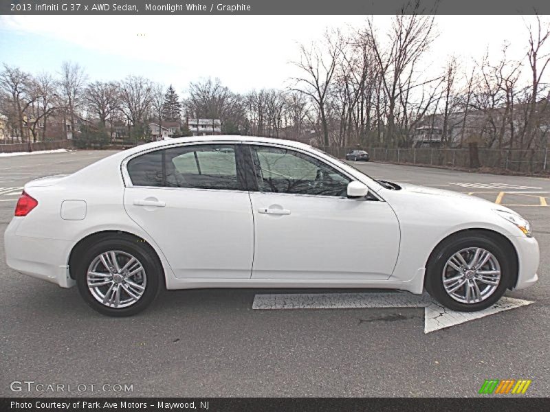 Moonlight White / Graphite 2013 Infiniti G 37 x AWD Sedan