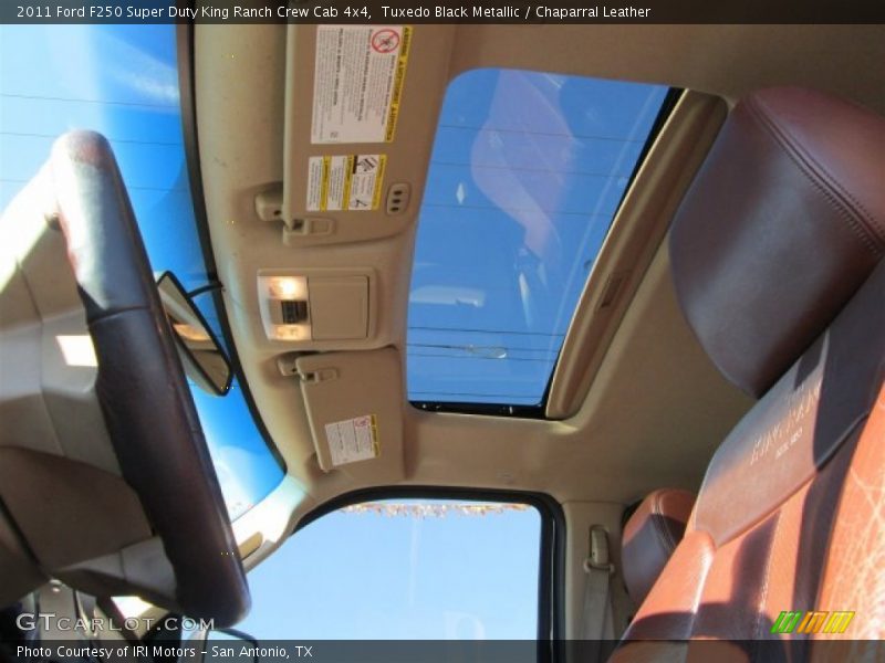 Sunroof of 2011 F250 Super Duty King Ranch Crew Cab 4x4
