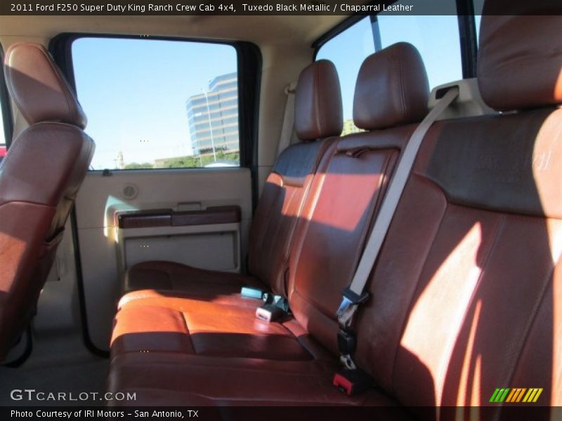 Rear Seat of 2011 F250 Super Duty King Ranch Crew Cab 4x4