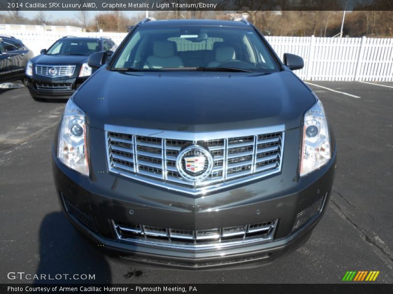 Graphite Metallic / Light Titanium/Ebony 2014 Cadillac SRX Luxury AWD
