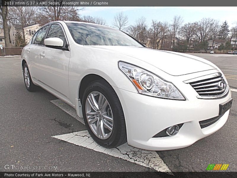 Moonlight White / Graphite 2013 Infiniti G 37 x AWD Sedan