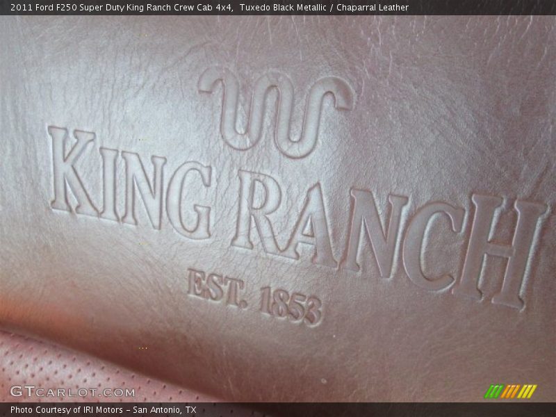 Tuxedo Black Metallic / Chaparral Leather 2011 Ford F250 Super Duty King Ranch Crew Cab 4x4