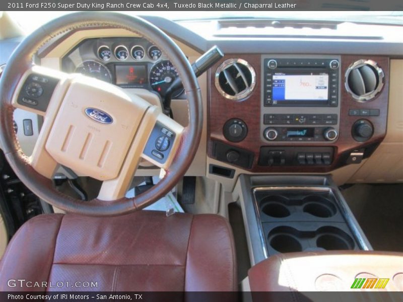 Tuxedo Black Metallic / Chaparral Leather 2011 Ford F250 Super Duty King Ranch Crew Cab 4x4