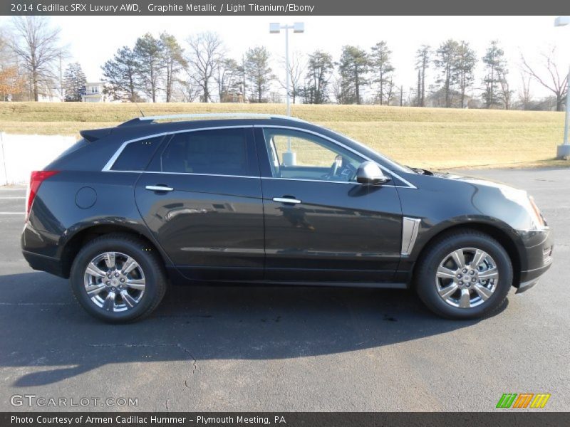 Graphite Metallic / Light Titanium/Ebony 2014 Cadillac SRX Luxury AWD