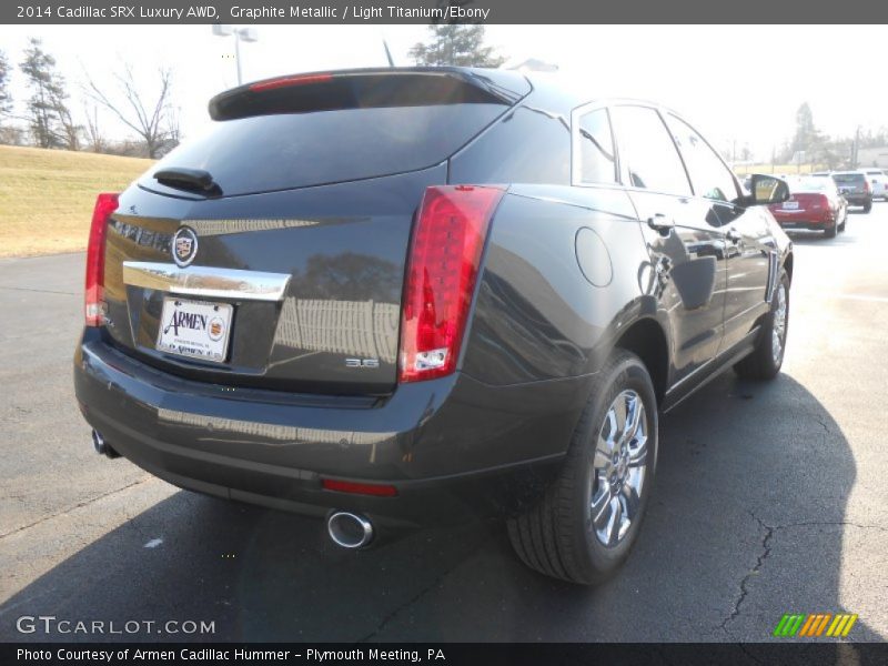 Graphite Metallic / Light Titanium/Ebony 2014 Cadillac SRX Luxury AWD