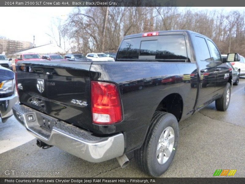 Black / Black/Diesel Gray 2014 Ram 2500 SLT Crew Cab 4x4