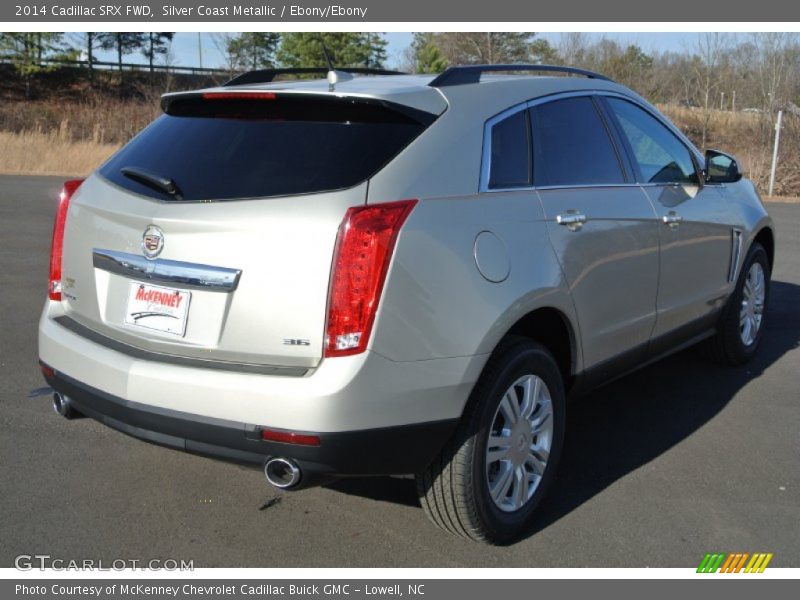 Silver Coast Metallic / Ebony/Ebony 2014 Cadillac SRX FWD