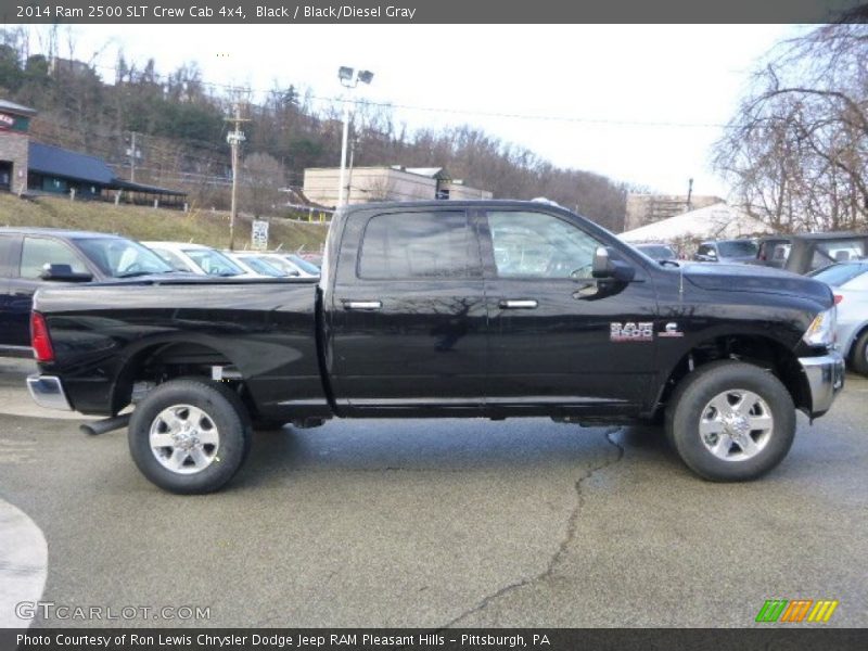Black / Black/Diesel Gray 2014 Ram 2500 SLT Crew Cab 4x4