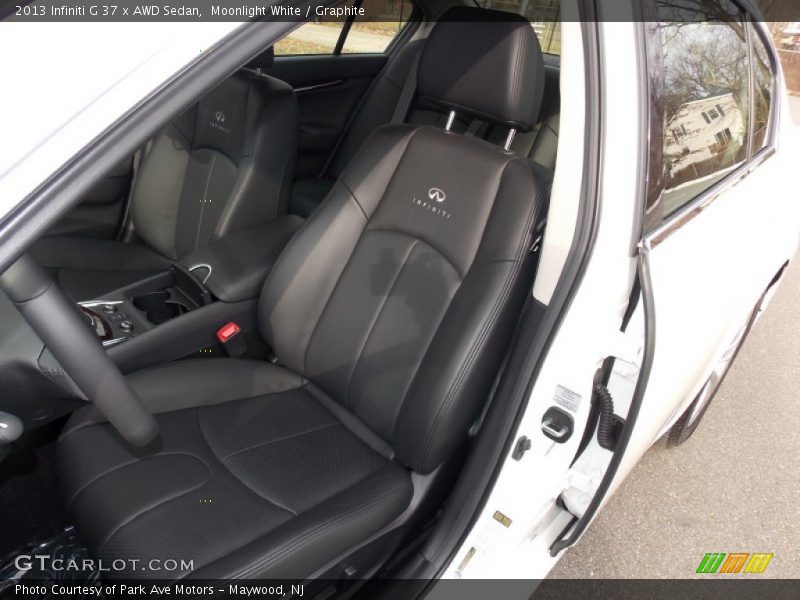 Moonlight White / Graphite 2013 Infiniti G 37 x AWD Sedan