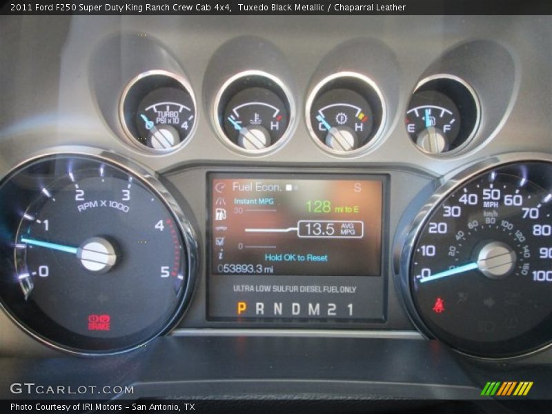  2011 F250 Super Duty King Ranch Crew Cab 4x4 King Ranch Crew Cab 4x4 Gauges