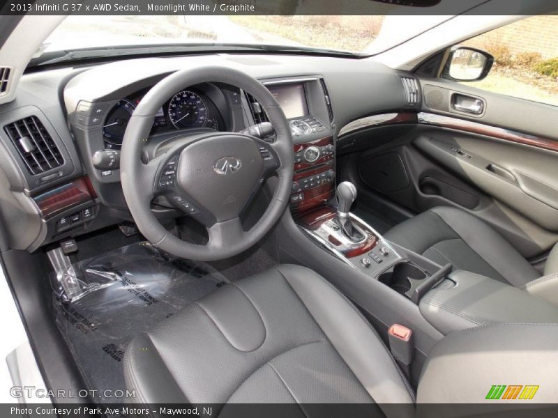 Graphite Interior - 2013 G 37 x AWD Sedan 