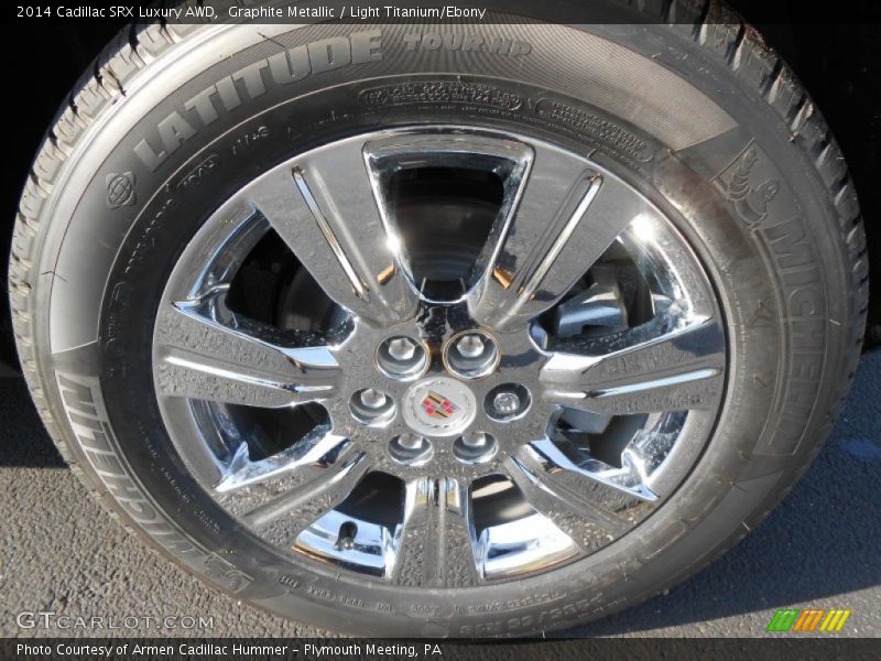 Graphite Metallic / Light Titanium/Ebony 2014 Cadillac SRX Luxury AWD