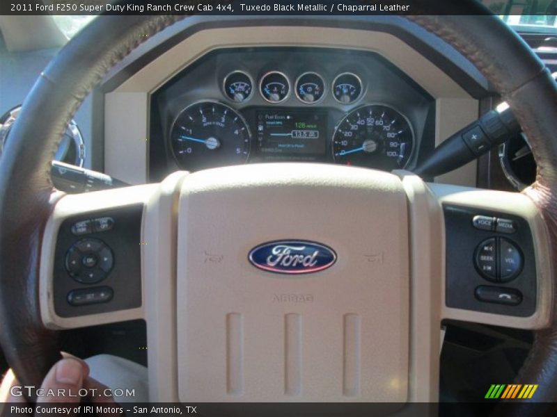 Tuxedo Black Metallic / Chaparral Leather 2011 Ford F250 Super Duty King Ranch Crew Cab 4x4