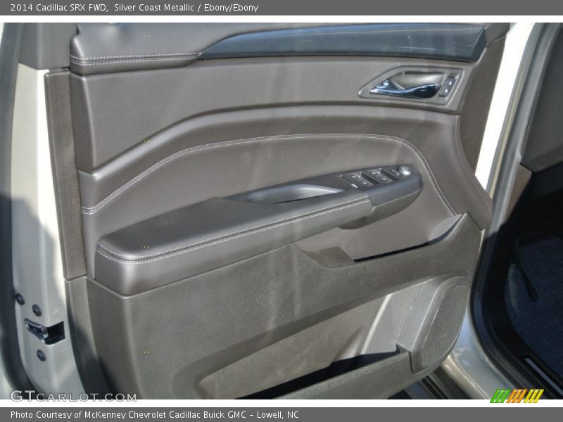 Silver Coast Metallic / Ebony/Ebony 2014 Cadillac SRX FWD