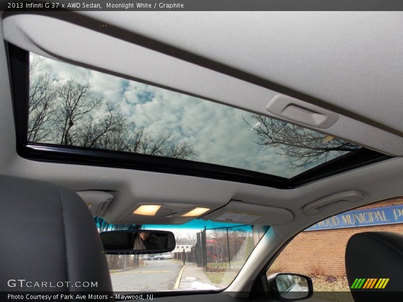 Moonlight White / Graphite 2013 Infiniti G 37 x AWD Sedan