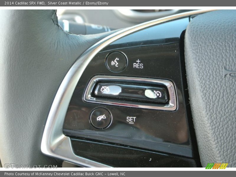 Silver Coast Metallic / Ebony/Ebony 2014 Cadillac SRX FWD