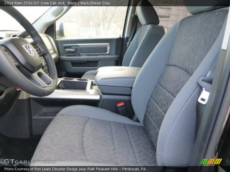Black / Black/Diesel Gray 2014 Ram 2500 SLT Crew Cab 4x4