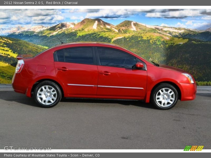 Red Brick / Charcoal 2012 Nissan Sentra 2.0 S