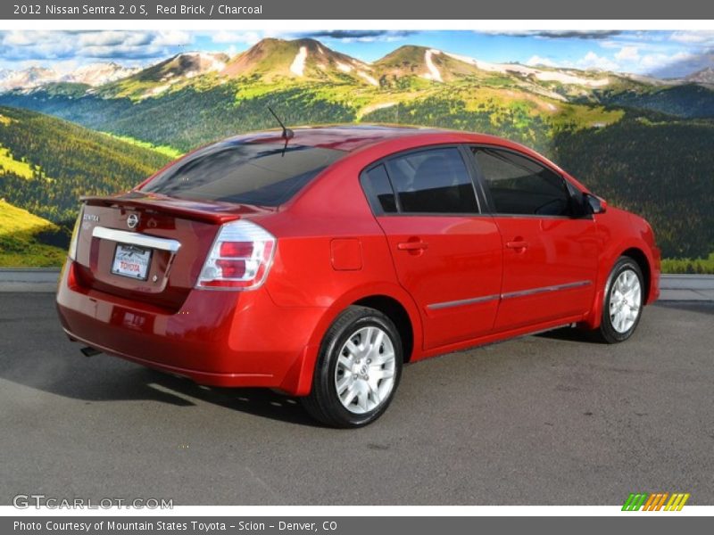 Red Brick / Charcoal 2012 Nissan Sentra 2.0 S