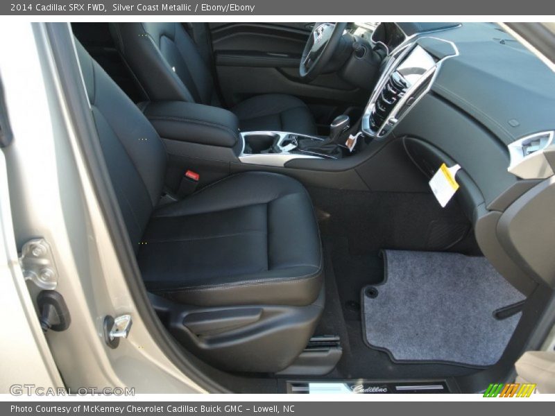 Silver Coast Metallic / Ebony/Ebony 2014 Cadillac SRX FWD