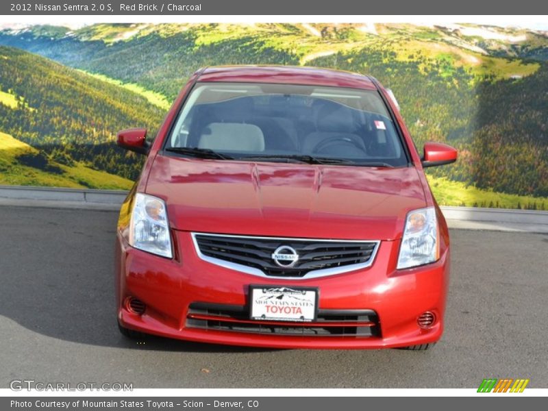Red Brick / Charcoal 2012 Nissan Sentra 2.0 S