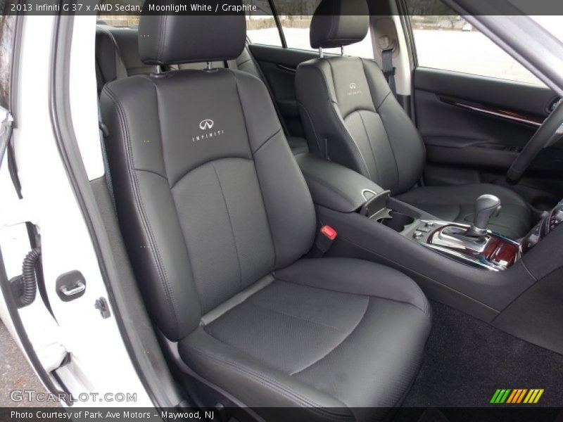 Moonlight White / Graphite 2013 Infiniti G 37 x AWD Sedan