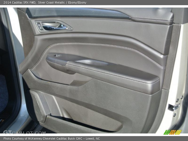 Silver Coast Metallic / Ebony/Ebony 2014 Cadillac SRX FWD