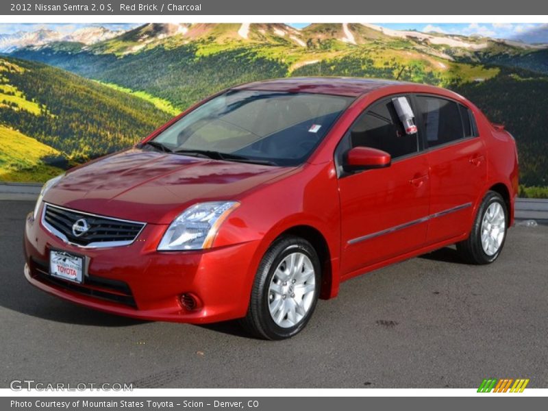 Red Brick / Charcoal 2012 Nissan Sentra 2.0 S