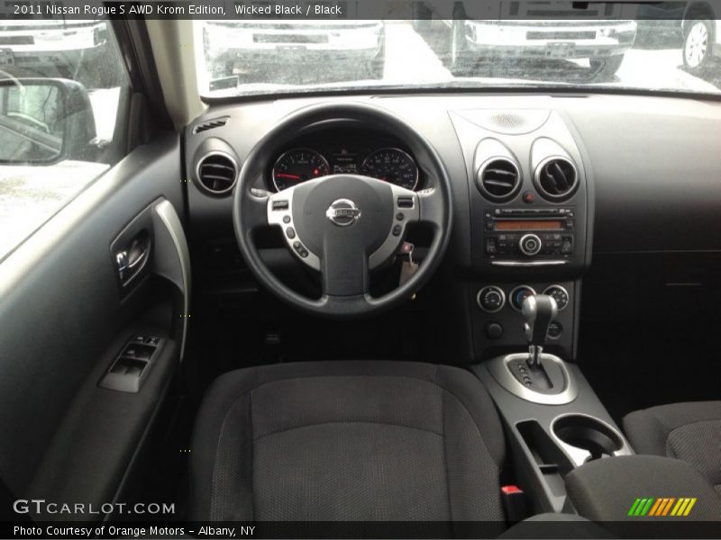 Wicked Black / Black 2011 Nissan Rogue S AWD Krom Edition