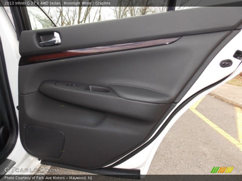 Moonlight White / Graphite 2013 Infiniti G 37 x AWD Sedan