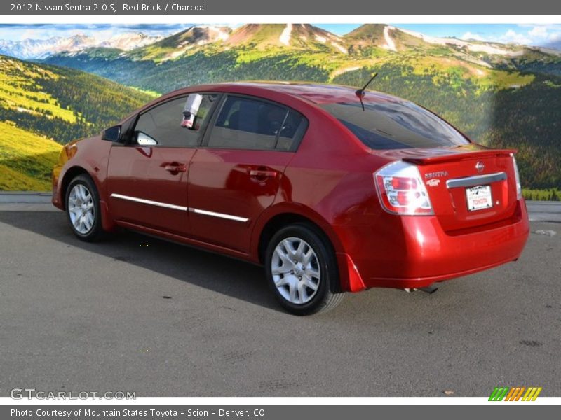 Red Brick / Charcoal 2012 Nissan Sentra 2.0 S