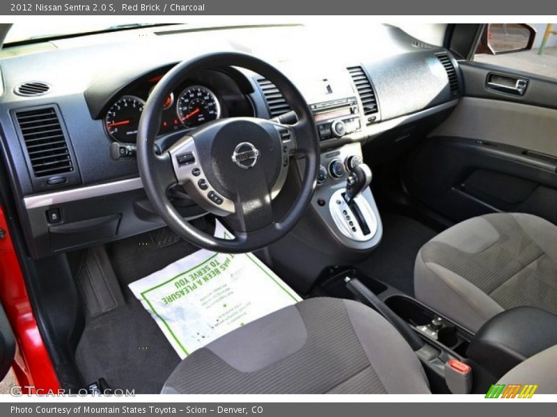 Red Brick / Charcoal 2012 Nissan Sentra 2.0 S