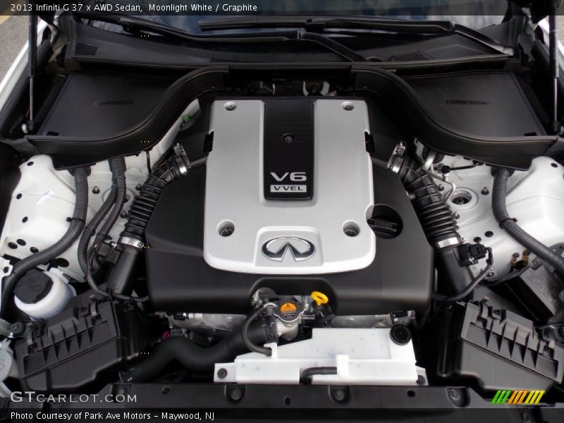 Moonlight White / Graphite 2013 Infiniti G 37 x AWD Sedan