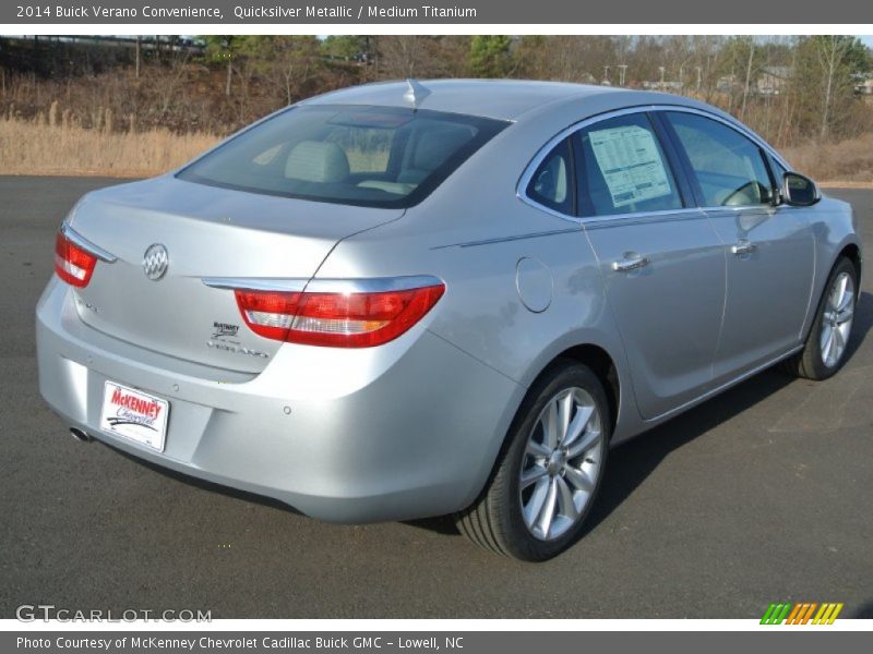 Quicksilver Metallic / Medium Titanium 2014 Buick Verano Convenience