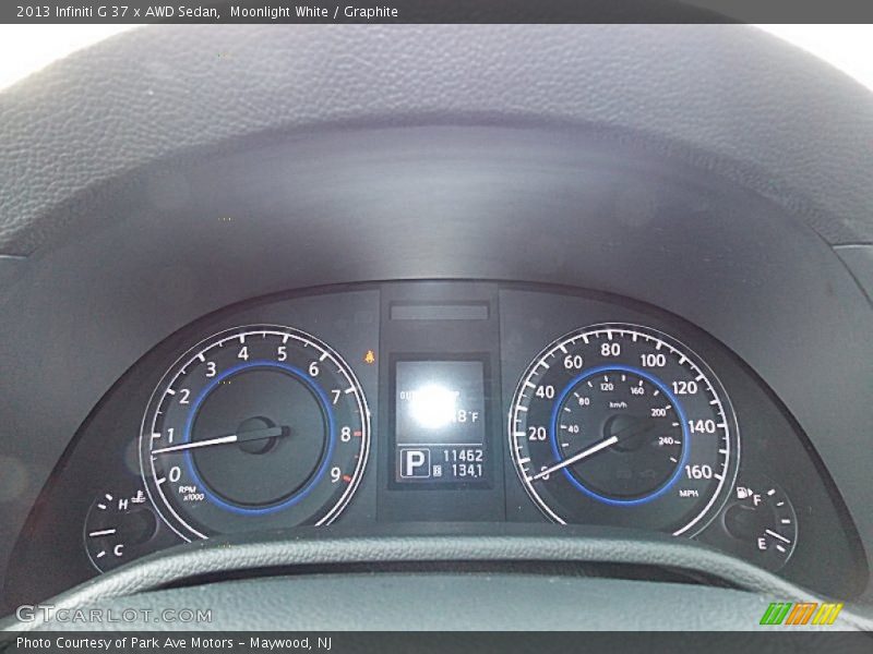 Moonlight White / Graphite 2013 Infiniti G 37 x AWD Sedan