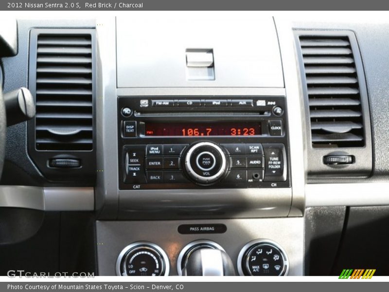 Red Brick / Charcoal 2012 Nissan Sentra 2.0 S