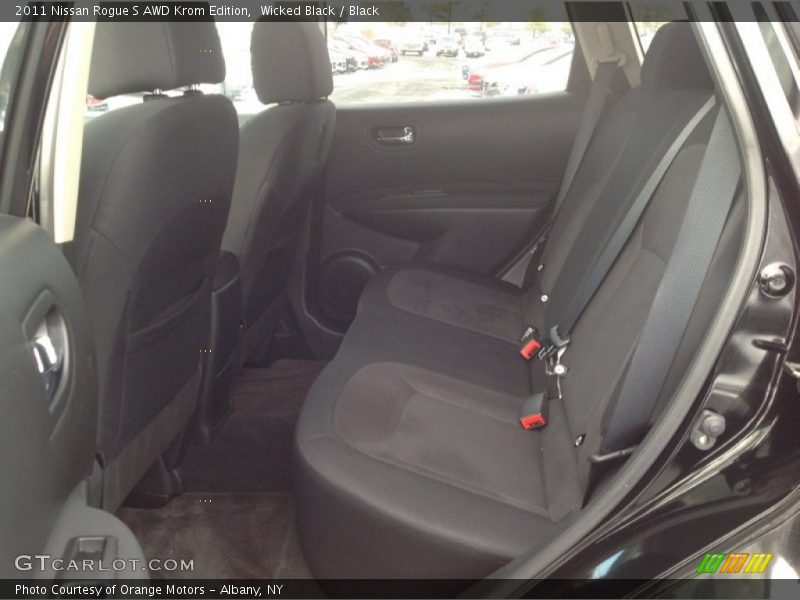 Wicked Black / Black 2011 Nissan Rogue S AWD Krom Edition