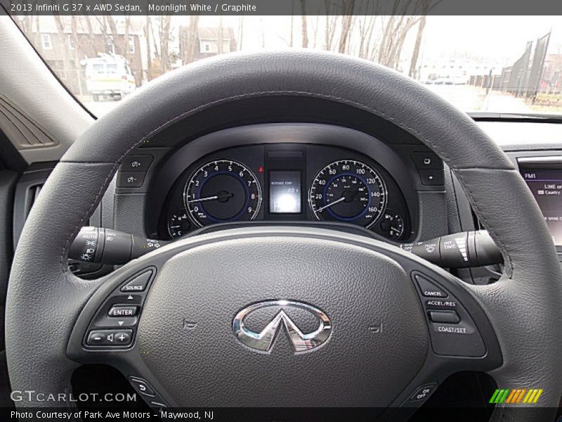 Moonlight White / Graphite 2013 Infiniti G 37 x AWD Sedan