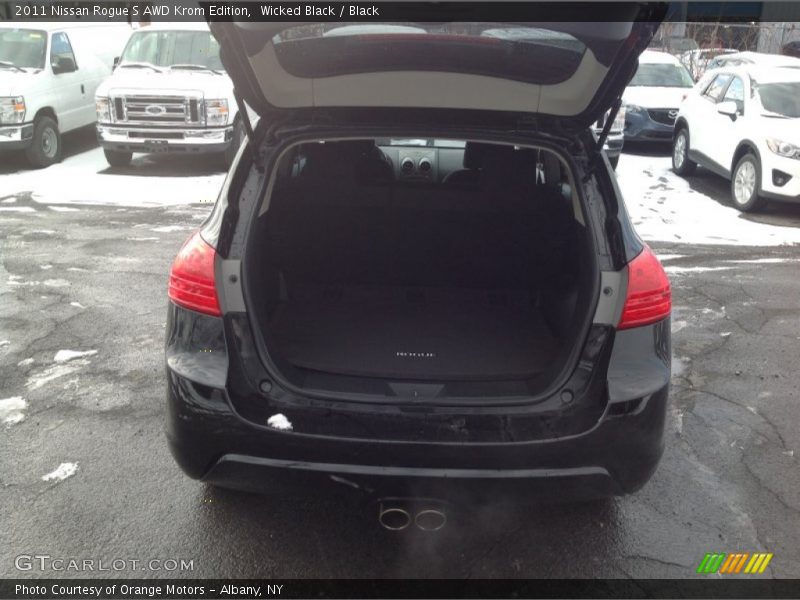 Wicked Black / Black 2011 Nissan Rogue S AWD Krom Edition