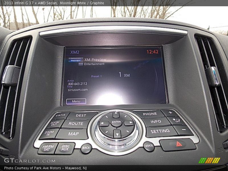 Moonlight White / Graphite 2013 Infiniti G 37 x AWD Sedan