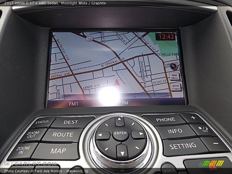 Navigation of 2013 G 37 x AWD Sedan