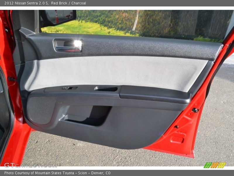 Red Brick / Charcoal 2012 Nissan Sentra 2.0 S