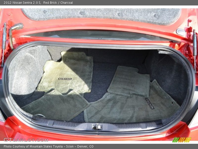 Red Brick / Charcoal 2012 Nissan Sentra 2.0 S