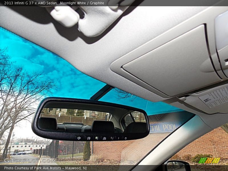 Moonlight White / Graphite 2013 Infiniti G 37 x AWD Sedan