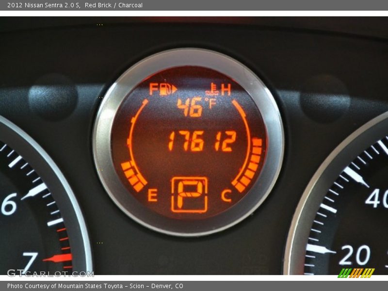 Red Brick / Charcoal 2012 Nissan Sentra 2.0 S