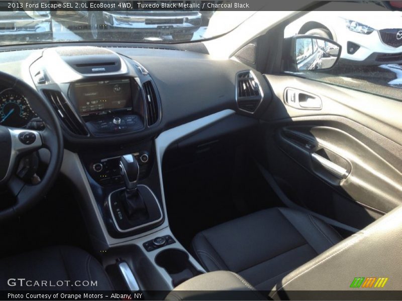 Tuxedo Black Metallic / Charcoal Black 2013 Ford Escape SEL 2.0L EcoBoost 4WD