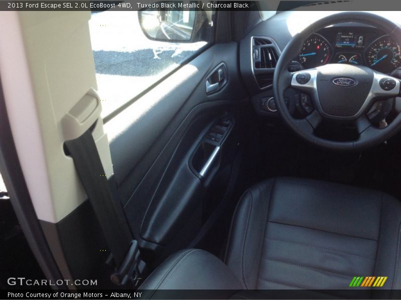 Tuxedo Black Metallic / Charcoal Black 2013 Ford Escape SEL 2.0L EcoBoost 4WD